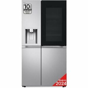 lg instaview gsxe90mbad.ambqeur instaview réfrigérateur américain (d, 179 cm large, acier inoxydable)