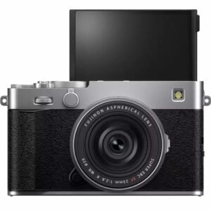 appareil photo hybride fujifilm x e5 argent + xf23mmf2.8 r wr