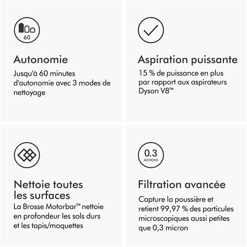 aspirateur balai dyson v10 absolute 525 w cuivre et gris aspirateur balai dyson v10 absolute 525 w cuivre et gris