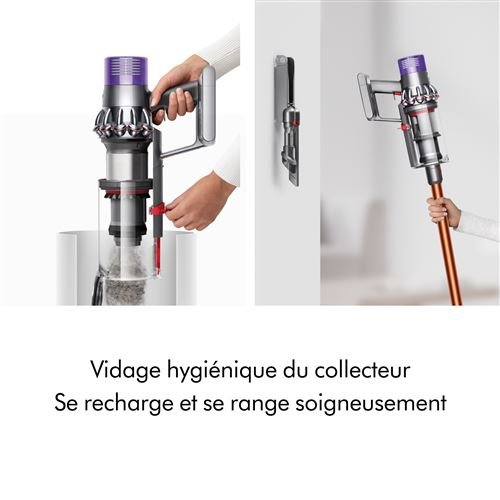 aspirateur balai dyson v10 absolute 525 w cuivre et gris aspirateur balai dyson v10 absolute 525 w cuivre et gris