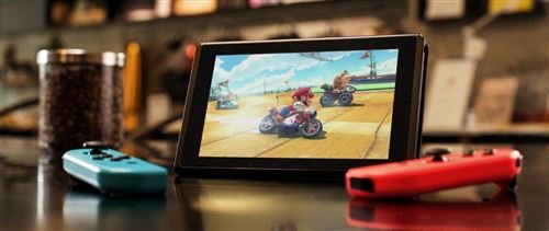 console nintendo switch avec paire de joy con sans fil rouge et bleu neon v3 console nintendo switch avec paire de joy con sans fil rouge et bleu neon v3