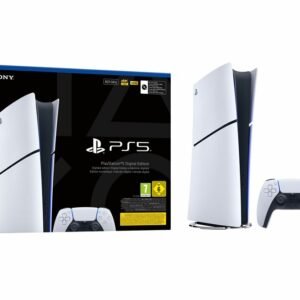 console sony ps5 slim edition digital blanc