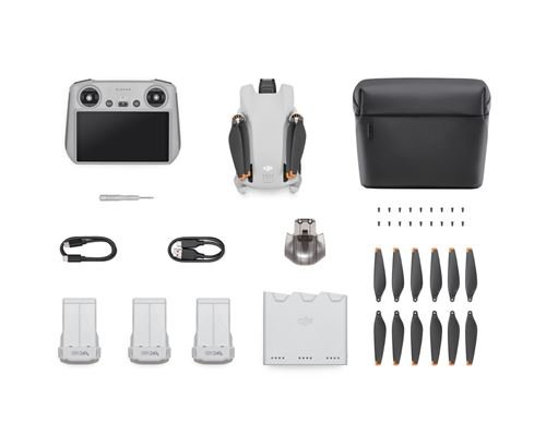 drone dji mini 3 fly more combo avec radiocommande smart controller gris drone dji mini 3 fly more combo avec radiocommande smart controller gris