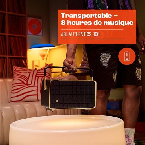 enceinte sans fil jbl authentics 300 bluetooth noir enceinte sans fil jbl authentics 300 bluetooth noir
