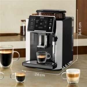 expresso avec broyeur krups sensation ea910e10 gris