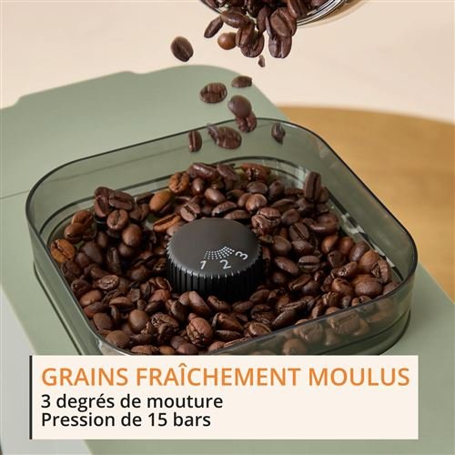 machine à café à grain krups sa401le0 coffee crush vert machine à café à grain krups sa401le0 coffee crush vert