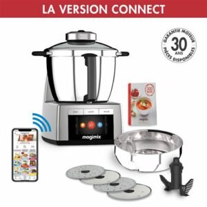 robot cuiseur magimix cook expert connect 18913 1700 w chrome